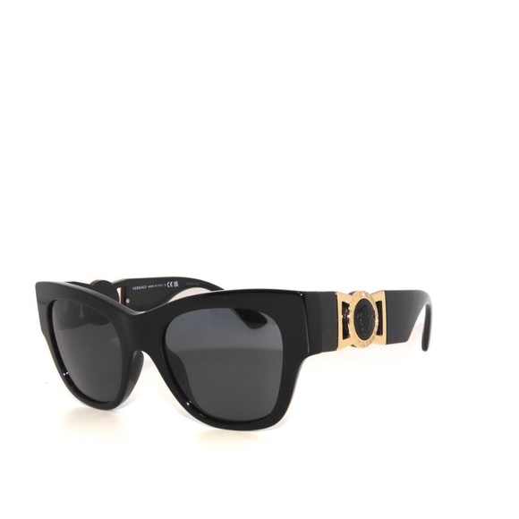 Versace 4415 GB1/87 Black Grey Gold Sunglasses VE4415U main image 5